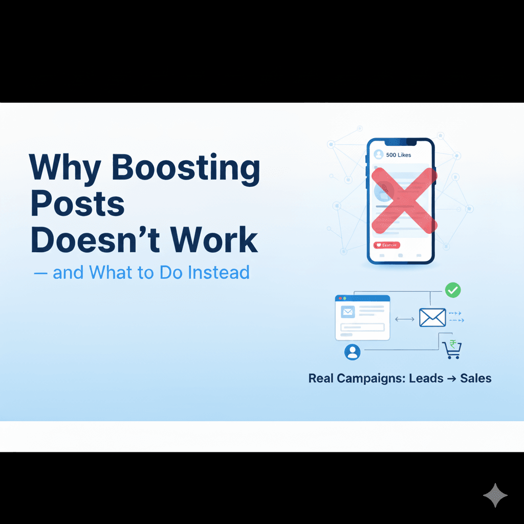 Why Boosting Posts Doesn’t Work — and What to Do Instead